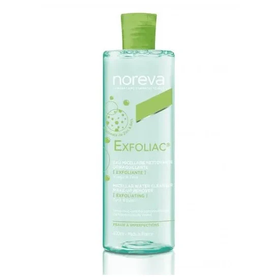 noreva ECFOLIAC MICELLAR WATER CLEANSER 400ml