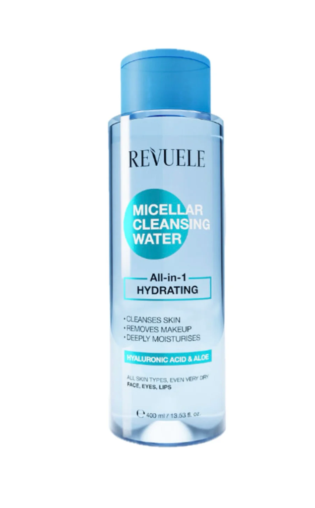 REVUELE MICELLAR CLEANSING WATER All-in-1 HYDRATING 400 ml