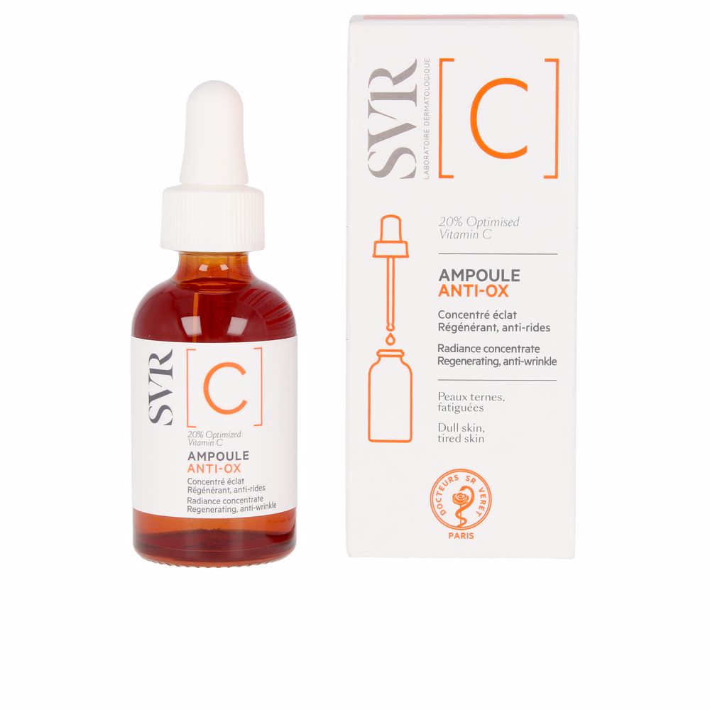 SVR 20% Optimised Vitamin C AMPOULE ANTI-OX 30 ml اس في ار فيتامين سي - 30 مل 