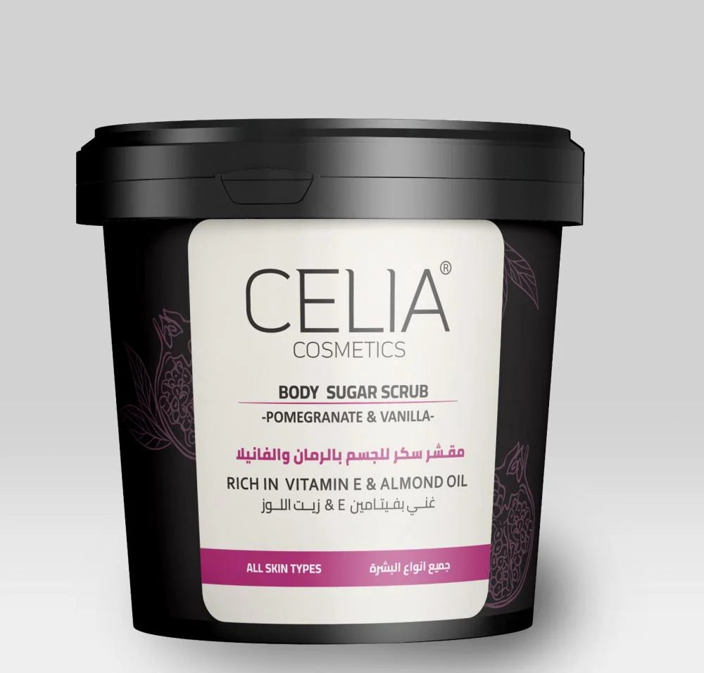 CELIA BODY SUGAR SCRUB POMEGRANATE & VANILLA 600 g