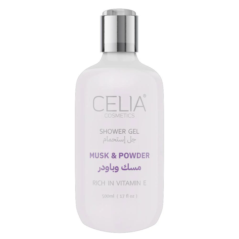 CELIA SHOWER GEL MUSK & POWDER 500ml