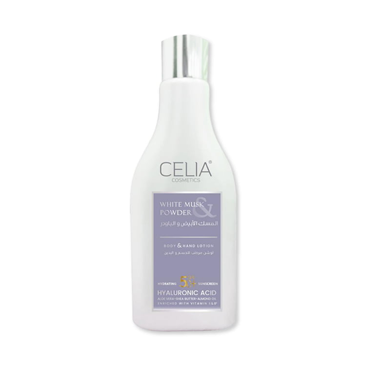 CELIA WHITE MUSK & POWDER BODY & HAND LOTION 200 ml