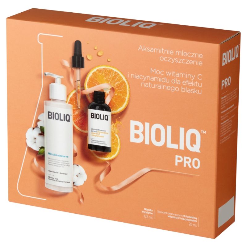 BIOLIQ PRO Micellar milk + Photostable vitamin C بايوليك مصل مركز يحتوي على الفيتامين سي