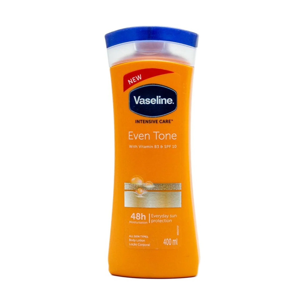 Vaseline INTENSIVE CARE Even Tone 400 ml فازلين لوشن الترطيب المكثف و توحيد لون البشرة - 400 مل