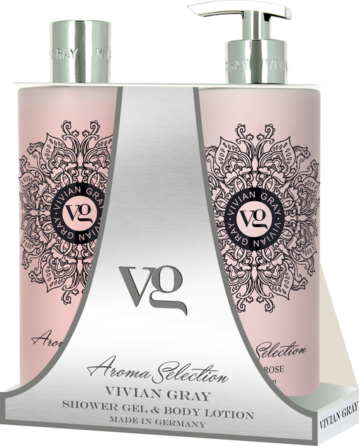 VIVIAGRAY LOTUS & ROSE body lotion + bath & shower gel