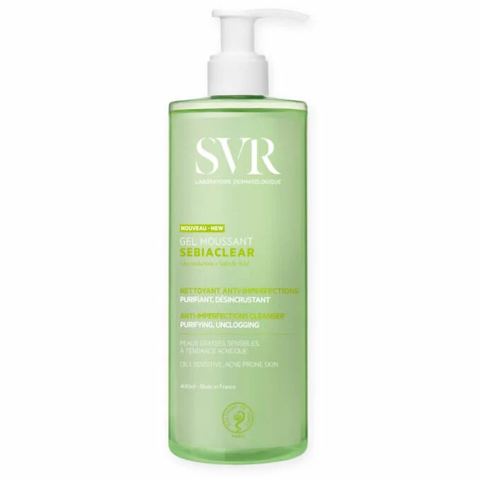 SVR GEL MOUSSANT SEBIACLEAR 400ml اس في ار غسول جل - 400 مل