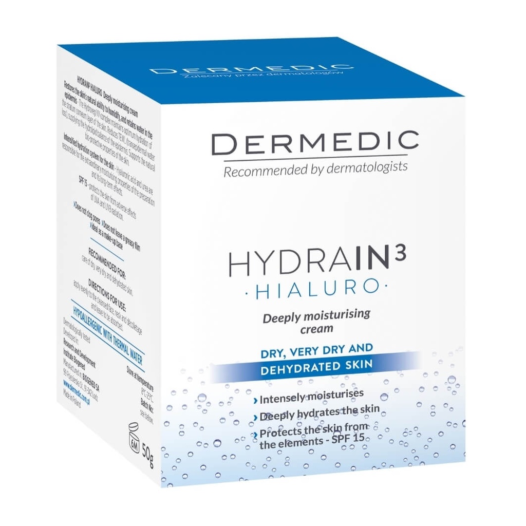 dermedic hydrain 3 deeply moisturising cream