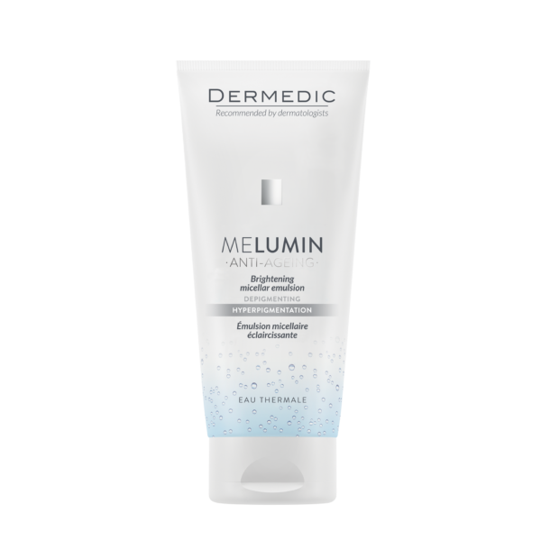DERMADIC MELUMIN DEPIGMENTING brightening micellar emulsion 200ml ديرماديك مستحلب ميسيلار لازالة التصبغات 200 مل