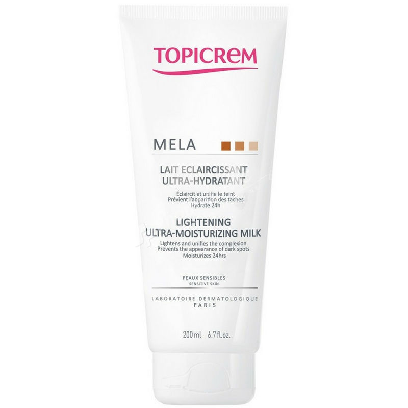 topicrem mela unifying ultra-moisturizing milk spf15 200ml