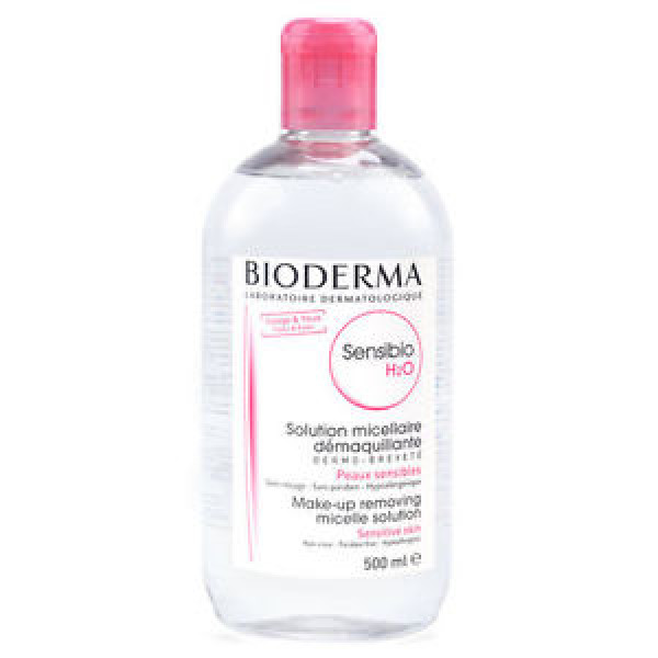 BIODERMA sensibio H2O 500ml بيوديرما سينسيبيو ماء ميسيلار اتش تو او مزيل المكياج للبشرة الحساسة 500 مل