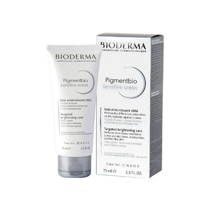 bioderma pigmentbio senstive areas 75ml بايوديرما كريم لتفتيح المناطق الحساسة - 75 مل