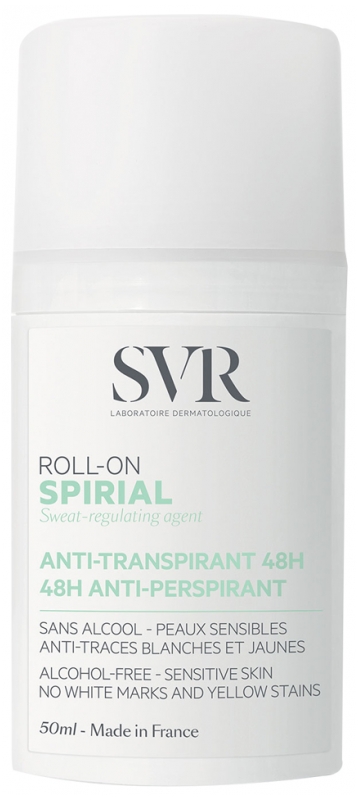 svr spirial roll-on 50ml اس في ار رول مزيل العرق المضاد للتعرق 48 ساعة 50 مل