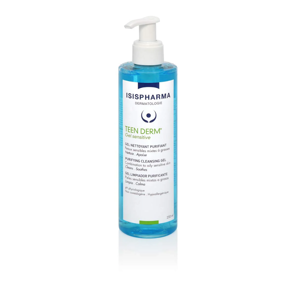 isispharma teen derm gel sensitive 250ml ايزيس فارما تيين ديرم جيل سنستف 250 مل