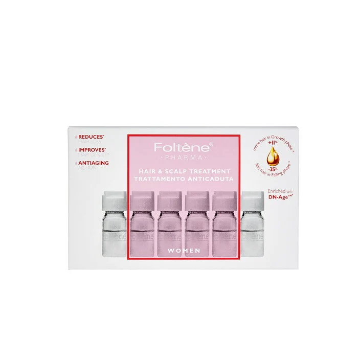 foltene hair and scalp treatment women 12 vial فولتين علاج للشعر وفروة الرأس 
