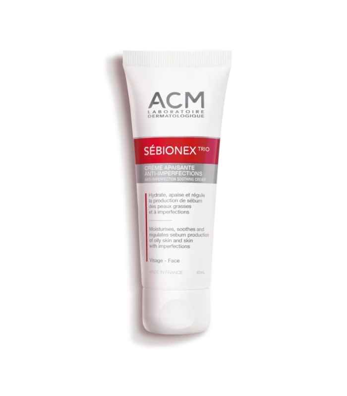 acm sebionex trio anti imperfection cream 40ml اي سي ام كريم معالج للبشرة الدهنية - 40 مل 