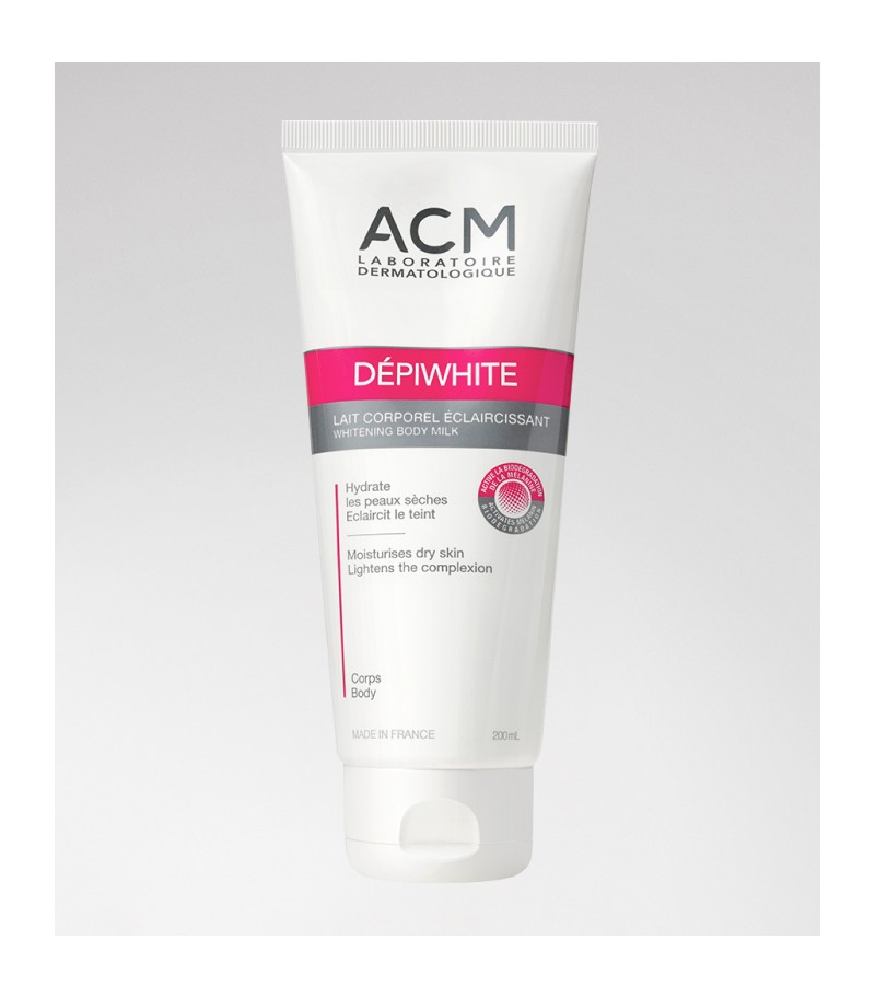 acm DEPIWHITE whitening BODY MILK 200ml اي سي ام حليب مفتح ومبيض للجسم 200مل 