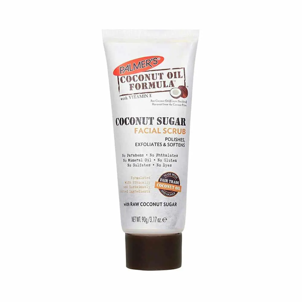 palmers coconut suger facial scrub 90g