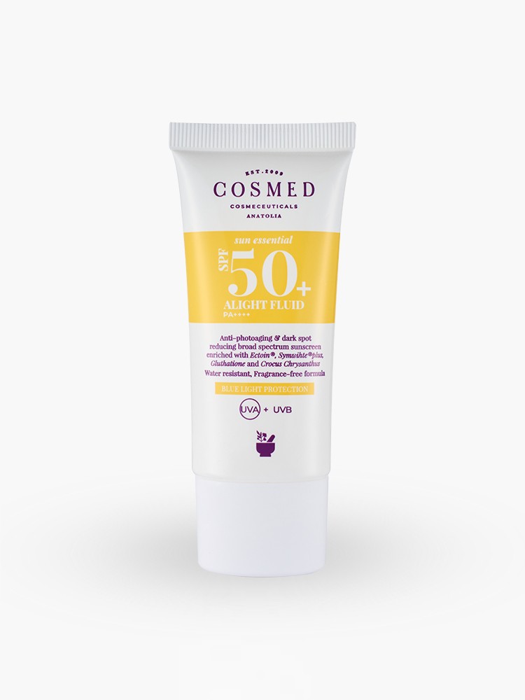 COSMED Sun essential Alight spf50+fluid 30ml  كوزميد واقي شمس سائل 50+ 30 مل