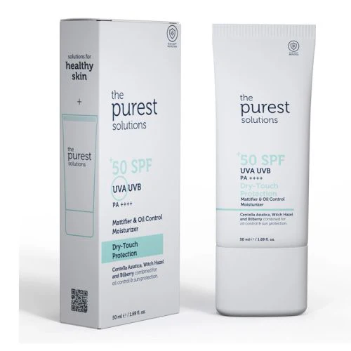 the purest mattifier and oil control moisturizer dry touch