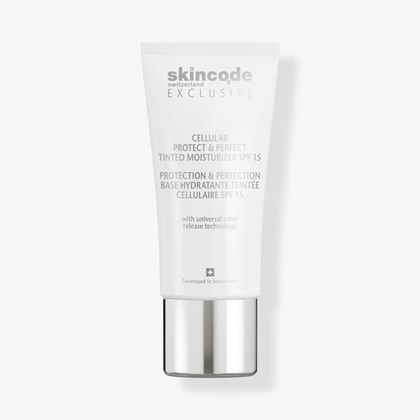 skincode exclusive cellular protect and perfect tinted moisturizer spf15 30ml