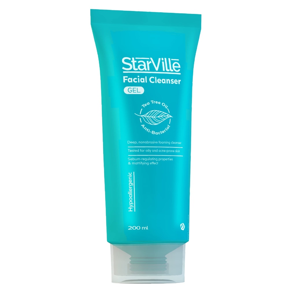 starville facial cleanser gel 200ml