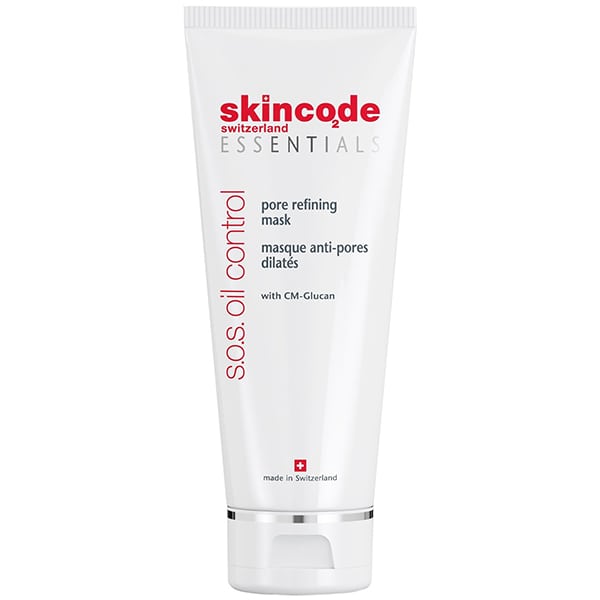 skincode ESSENTIALS S.O.S. oil control pore refining mask 75 ml