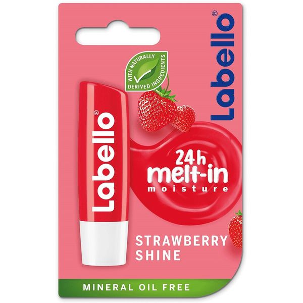 Labello 24 MOISTURE STRAW BERRY Shine 4.8 g