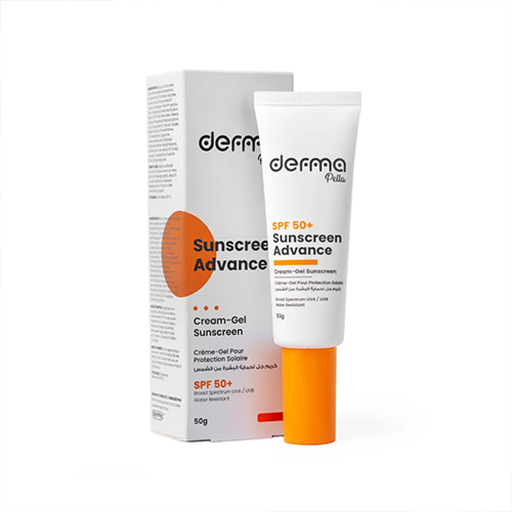 derma Sunscreenn Advance Cream-Gel Sunscreen SPF 50+ 50g