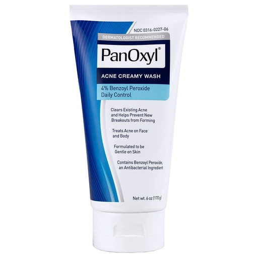 PanOxyl ACNE CREAMY WASH 4% Benzoyl Peroxide 170 g