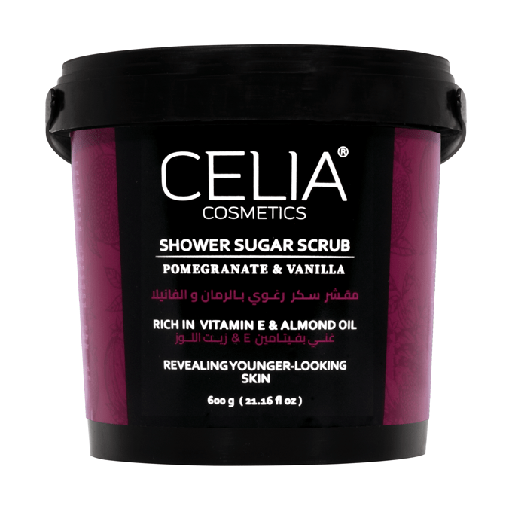 CELIA SHOWER SUAGR SCRUB POMEGRANATE & VANILLA 600 g