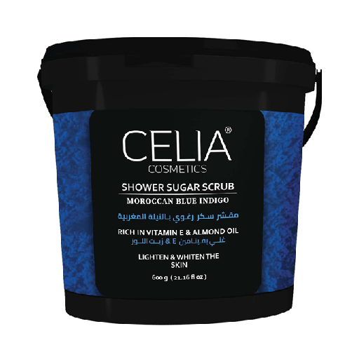 CELIA SHOWER SUGAR SCRUB MOROCCAN BLUE INDIGO 600 g