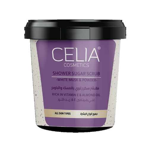 CELIA SHOWER SUAGR SCRUB WHITE MUSK & POWDER 600 g