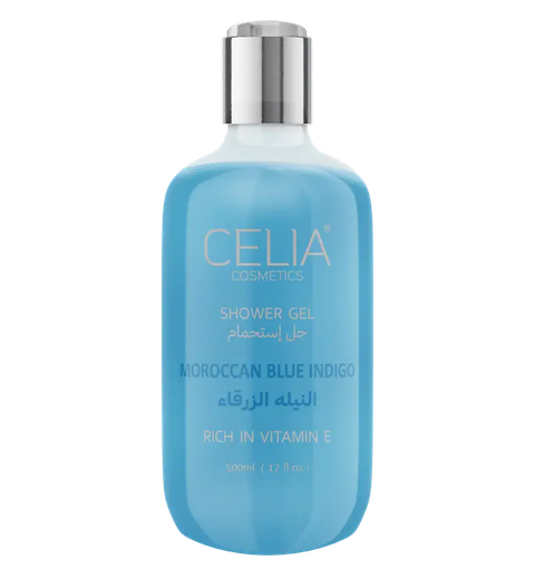 CELIA SHOWER GEL MOROCCAN BLUE INDIGO 500ml