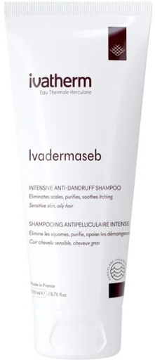 ivatherm Ivadermaseb INTENSIVE ANTI-DANDRUFF SHAMPOO 200 ml ايفاثيرم شامبو فعال مضاد للقشرة 200 مل