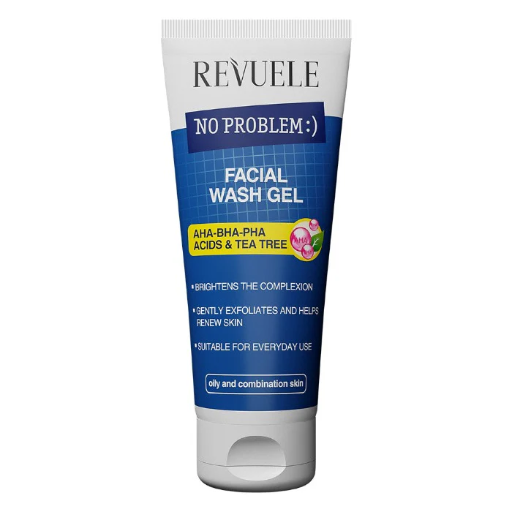 revuele facial wash gel aha-bha-pha and tea tree 200ml