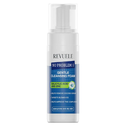 revuele gentle cleansing foam salicylic acid and zinc 150ml