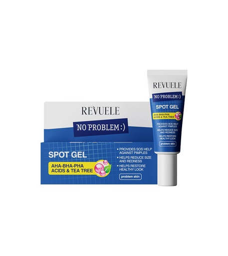 revuele spot gel aha-bha-pha and tea tree 25ml