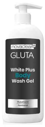 novaclear white plus body wash gel 500ml نوفاكلير جلوتا وايت بلس جل غسول للجسم 500 مل