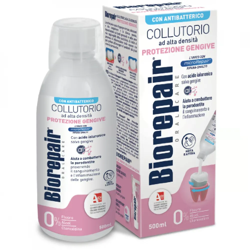 biorepair mouthwash with hyaluronic acid 500ml