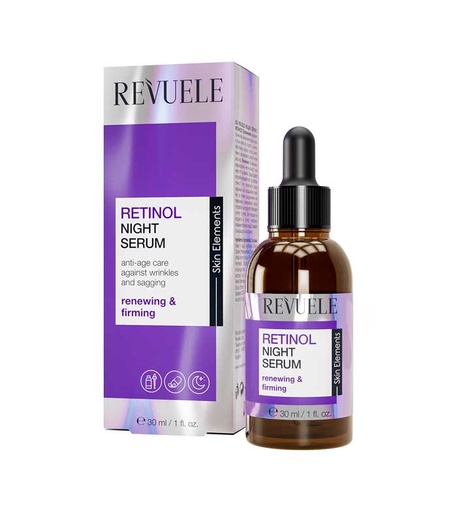 REVUELE RETINOL NIGHT SERUM 30 ml  ريفويل سيروم الريتينول الليلي - 30 مل