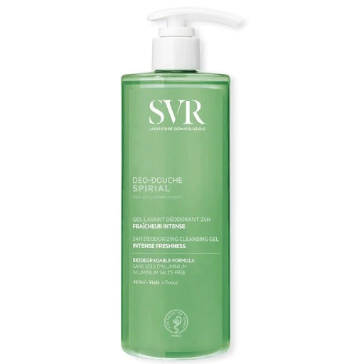 SVR DEO-DOUCHE SPIRIAL 400 ml اس في ار غسول جل 2 في 1 - 400 مل