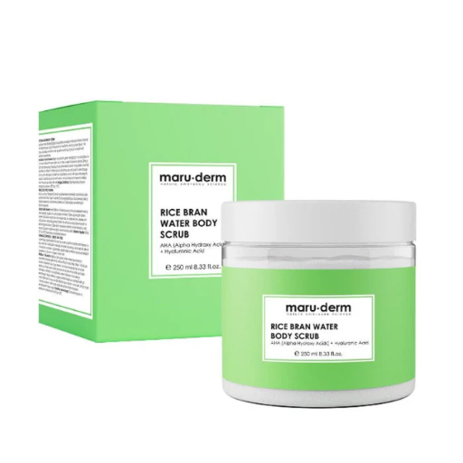 maru.derm RICE BRAN WATER BODY SCRUB 250 ml