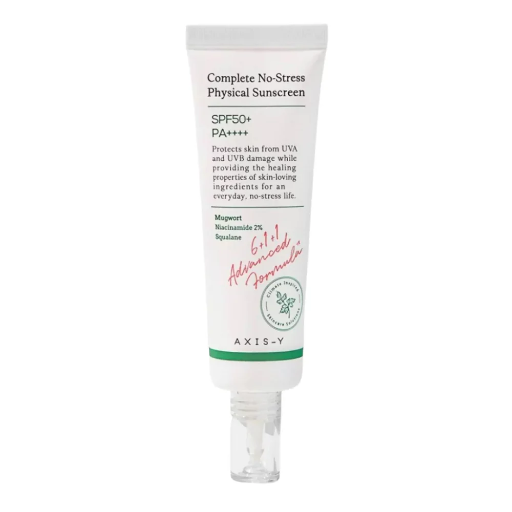 AXIS-Y Complete No-Stress Physical Sunscreen 50 ml اكسس-واي واقي شمسي فيزيائي spf 50+ - 50 مل