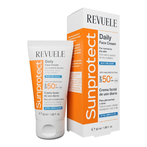 REVUELE Daily Face Cream For normal to dry skin 50 ml ريفويل كريم يومي للبشرة العادية الى الجافة 50 مل 