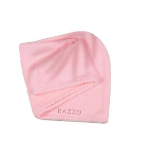 RAZZO microfiber towel رازو منشفة مايكروفايبر للشعر لون زهر