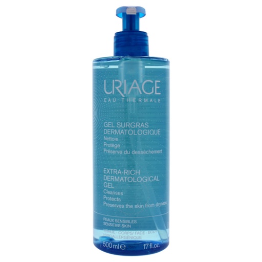 uriage extra rich gel cleanses 500ml