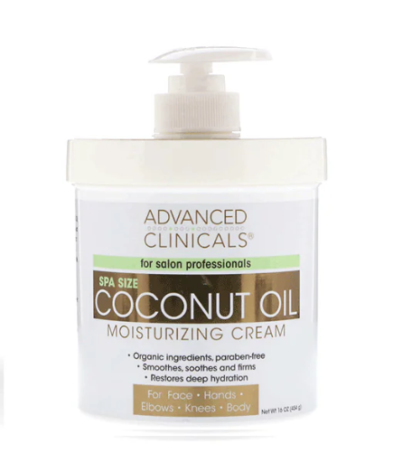 advanced clinicals coconut oil cream