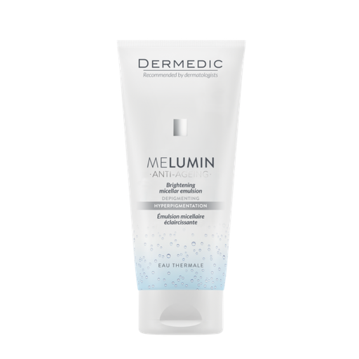 DERMADIC MELUMIN DEPIGMENTING brightening micellar emulsion 200ml ديرماديك مستحلب ميسيلار لازالة التصبغات 200 مل