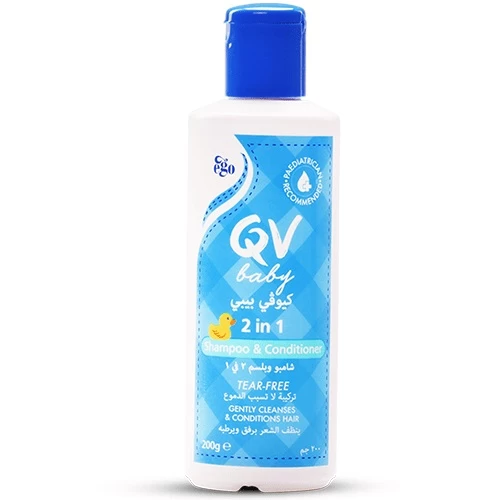 qv baby 2 in 1 shampoo and conditioner 200g