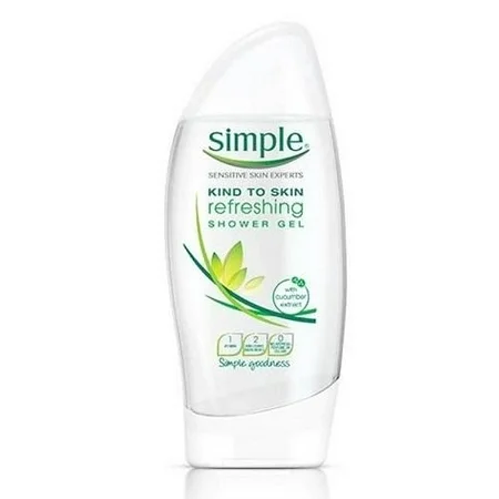 simple refreshing shower gel 250ml
